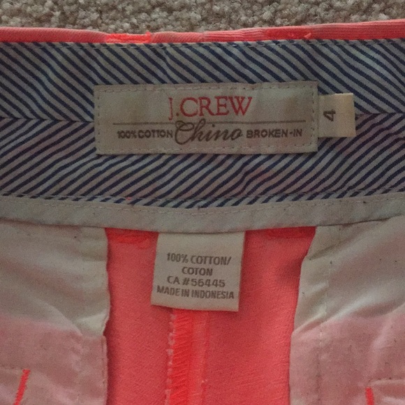 Like new quality  j crew shorts. 3inch chinos! - Picture 3 of 3